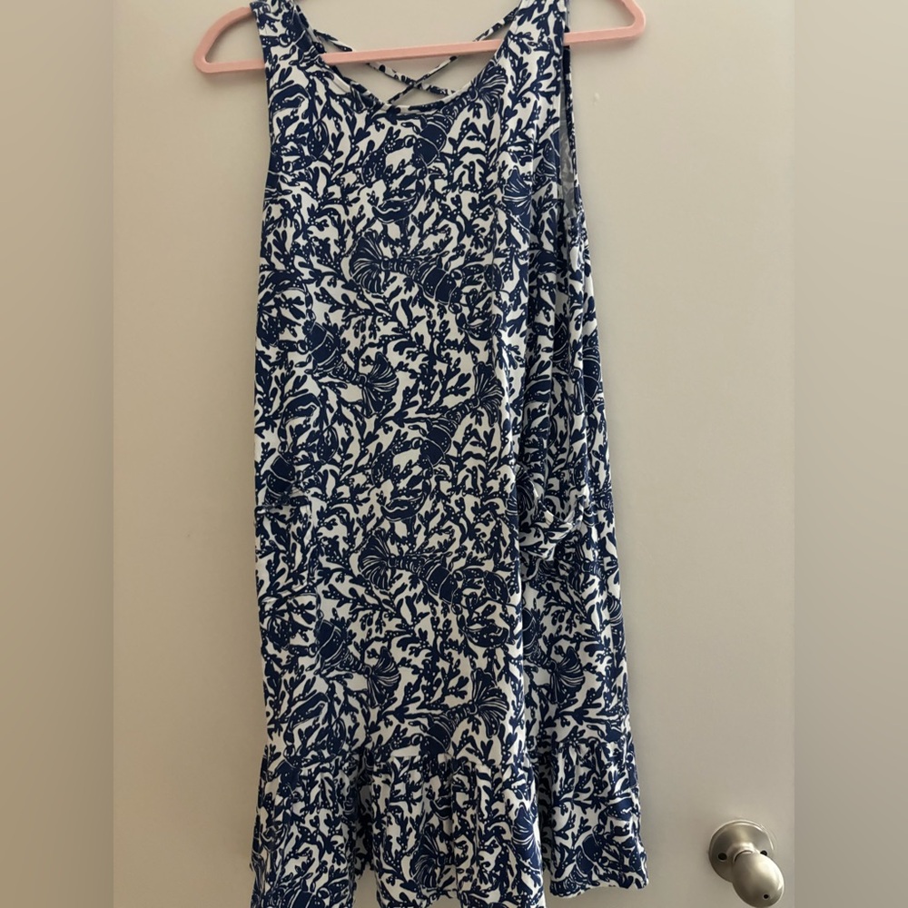Lilly Pulitzer Kristen Flounce Dress-Krillin it size M